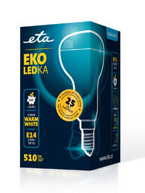 LED žiarovka ETA EKO LEDka reflektor 6W, E14, teplá biela 

 obrázok produktu 3 z 3