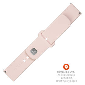 Remienok FIXED Silicone Sporty Strap s Quick Release 22mm ružový

 obrázok produktu 3 z 5