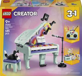 Stavebnica LEGO® Creator 3 v 1 31392 Hudobná dekorácia: Klavír s mačkou 

 obrázok produktu 4 z 9