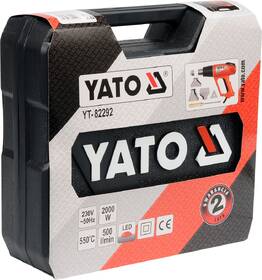 Teplovzdušná pištoľ YATO YT-82292 

 obrázok produktu 2 z 4