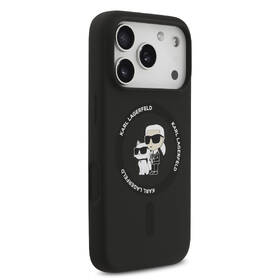 Kryt na mobil Karl Lagerfeld Liquid Silicone Karl and Choupette MagSafe na Apple iPhone 17 Pro Max čierny

 obrázok produktu 2 z 7