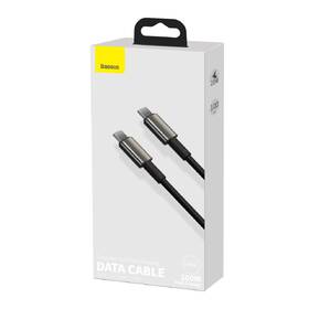 Kábel Baseus Tungsten Gold USB-C/USB-C, 100W, 1m čierny

 obrázok produktu 4 z 4