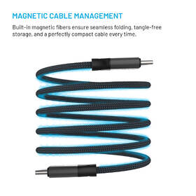 Kábel FIXED magnetický USB-C/USB-C, PD, 240W, 2m sivý

 obrázok produktu 3 z 10
