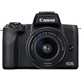 Digitálny fotoaparát Canon M50 Mark II + EF-M 15-45 + EF-M 55-200 čierny

 obrázok produktu 2 z 13