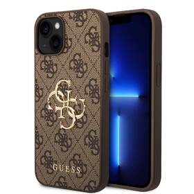 Kryt na mobil Guess 4G Metal Logo na Apple iPhone 15 hnedý

 obrázok produktu 2 z 4