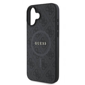 Kryt na mobil Guess PU Leather 4G Colored Ring MagSafe na Apple iPhone 16 čierny

 obrázok produktu 5 z 7