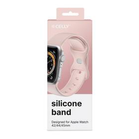 Remienok Celly silikonový na Apple Watch 42/44/45 mm ružový

 obrázok produktu 3 z 4