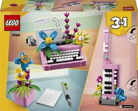 Stavebnica LEGO® Creator 3 v 1 31169 Písací stroj s kvetmi 

 obrázok produktu 3 z 9
