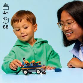 Stavebnica LEGO® City 60491 Kamión na prepravu motoriek 

 obrázok produktu 7 z 8