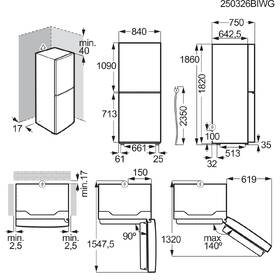Chladnička s mrazničkou Electrolux LNT7MD58B 

 obrázok produktu 9 z 10
