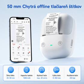 Tlačiareň štítkov Niimbot B2 + role štítkov zelená

 obrázok produktu 12 z 12