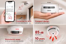 Detektor dymu X-Sense XS01-WX Wi-Fi s aplikáciou a vymeniteľnou batériou biely

 obrázok produktu 2 z 6