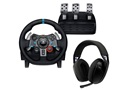 Exkluzívna pretekárska súprava: Volant Logitech G29 Driving Force PS5/PS4 a headset G321